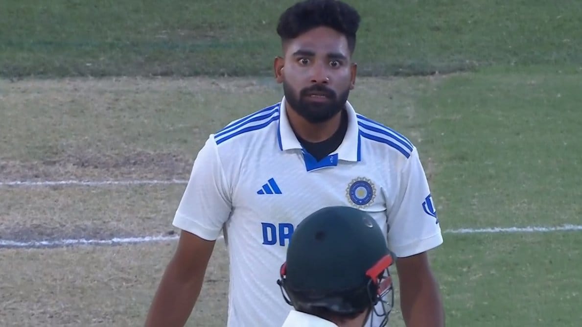 Mohammed Siraj fined 20 percent of match fee for aggressive send-off to Head in Adelaide