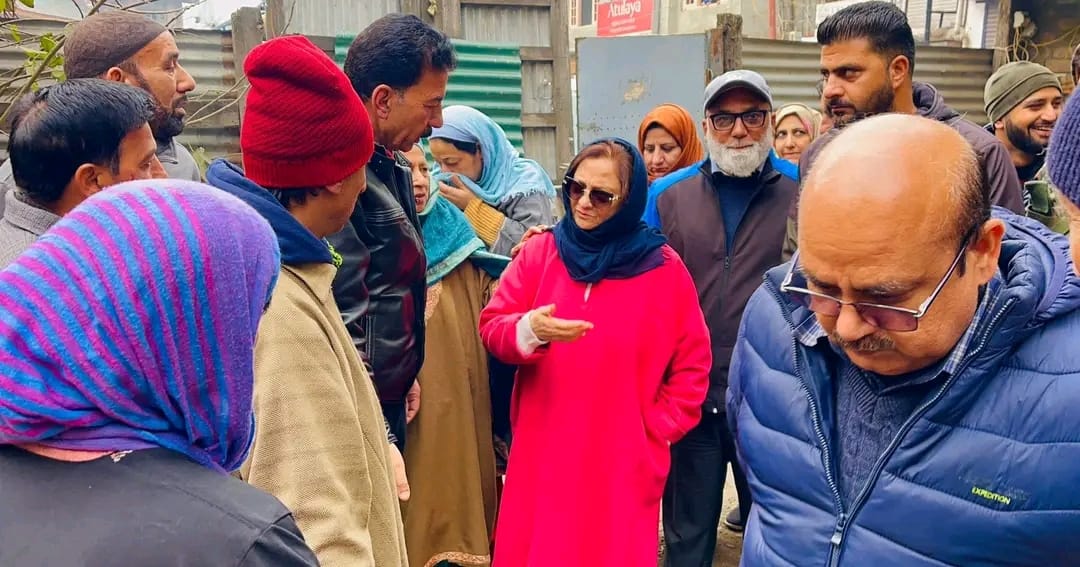 Advocate Shameema Firdous conduct comprehensive visit to various localities in Habba Kadal constituency